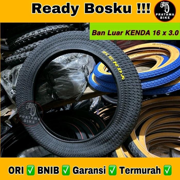 ASLI Ban Luar Sepeda BMX Jumbo Besar 16x3.0 / 16x3.00 Kenda Murah READY STOCK