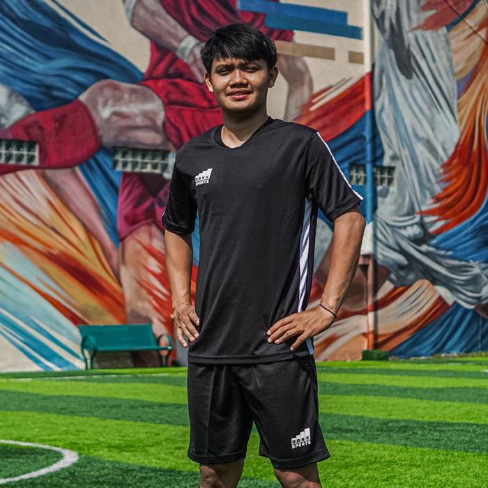RANK SPORTS JERSEY BOLA/FUTSAL RANK MAESTRO SOCCER JERSEY - BLACK
