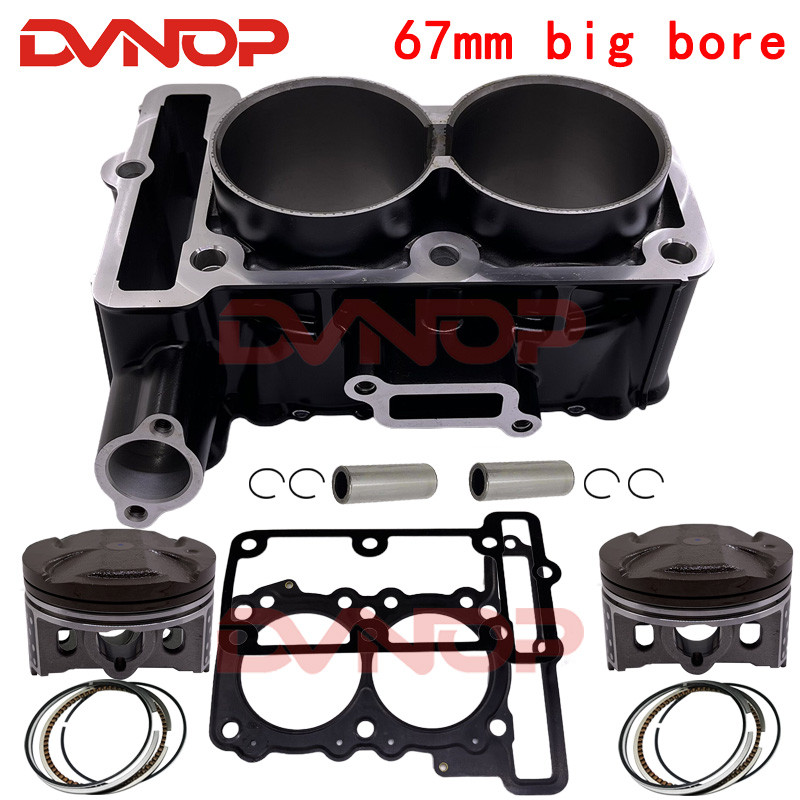 67mm big bore Motorcycle Cylinder PISTON KIT For NEW 2013 - 2024   249CC FOR KAWASAKI NINJA 250 / VE
