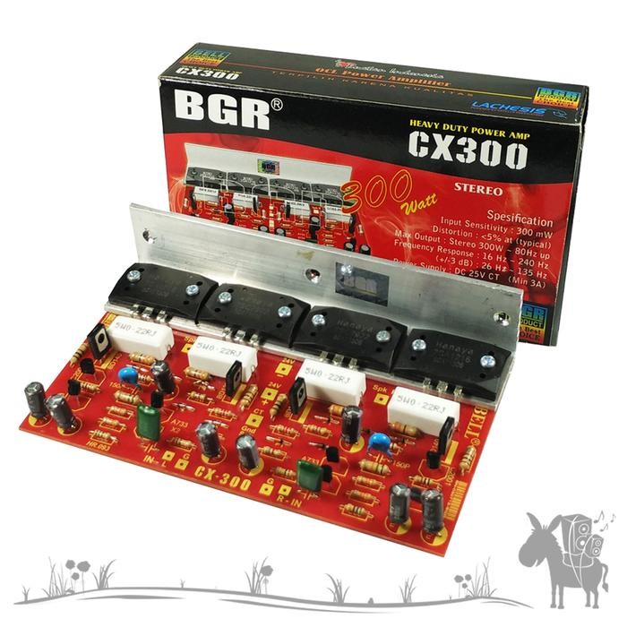 KIT POWER AMPLIFIER AMPLI STEREO CX 300 OCL SYSTEM (2X1) BELL BGR