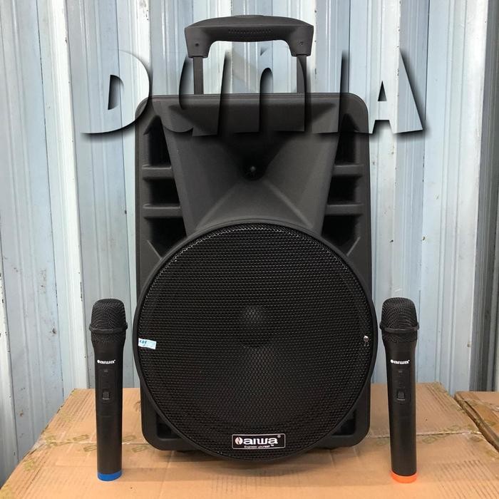 Speaker Portable Amplifier Wireless N AIWA 112 LVF 12 inch Bluetooth