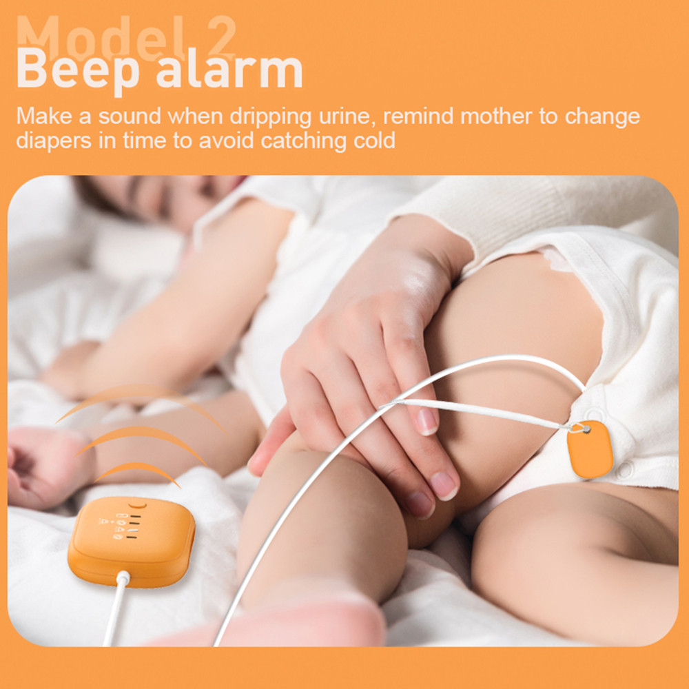 Baby Bedwetting Alarm Pee Alarm with Vibration/ Sound/ Vibration & Sound 3 Alarm Modes for Kids