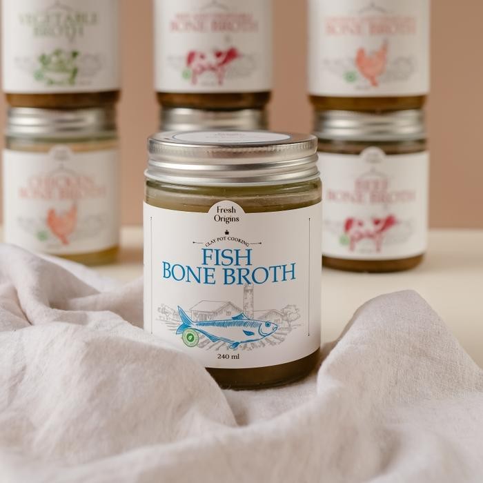 

Organic Fish Bone Broth Kaldu Ikan Premium Organik Kaldu Mpasi