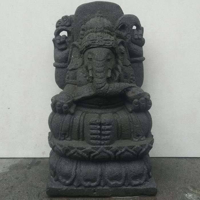 Ready Stok patung Ganesha batu merapi
