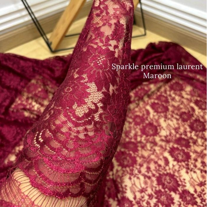 

KAIN BROKAT SEMI FRANCE METALIC SPARKLE THEBEST SUN LAURE KODE 1408