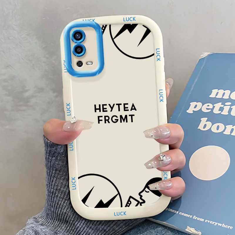 Casing Hp untuk OPPO A55 4G Case Pola kartun asli yang trendi Kasing ponsel silikon Baru Kesing Peli