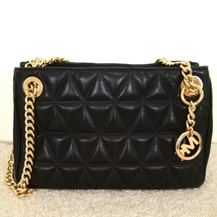 Tas Michael Kors MK Scarlett Black Medium NWT Authentic