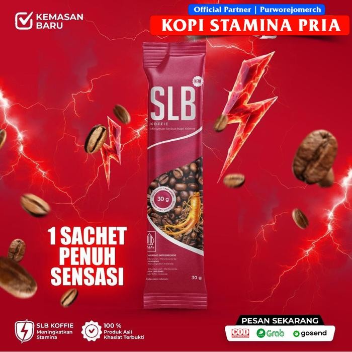 SLB Kopi Stamina Pria Dewasa Kemasan Baru Kopi SLB Original Sachet