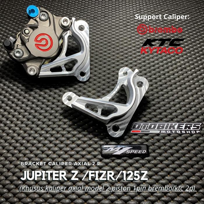 Ready Stok BREKET KALIPER BREMBO 2P 2 P PISTON DISC 300 MM JUPITER Z FIZR 125Z