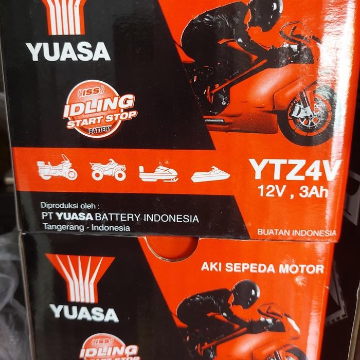 Langsung Kirim  aki yuasa ytz4v beat blade vario scoopy