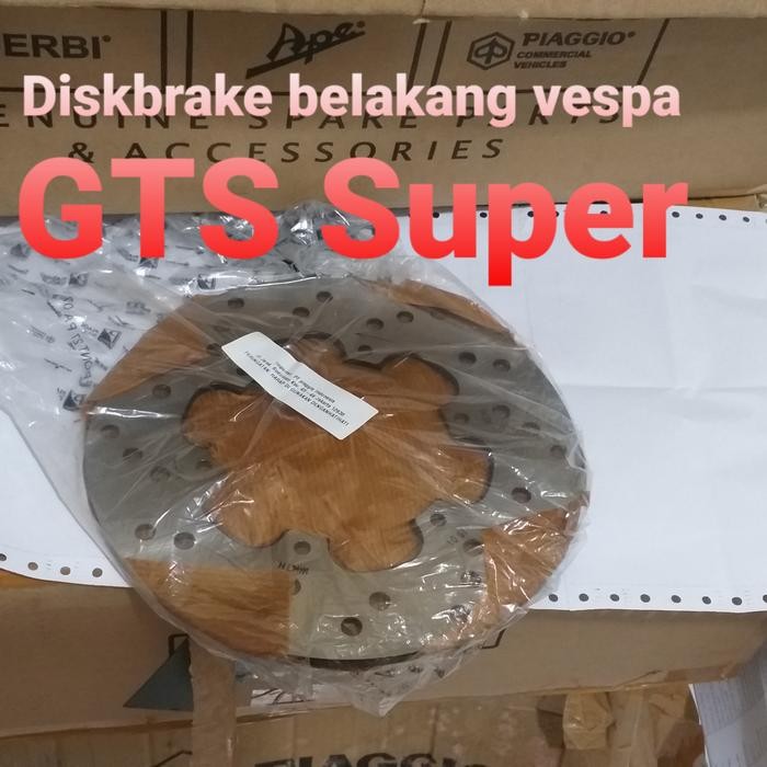 Ready Stok Discbrake / Piringan Cakram Belakang Vespa GTS Super