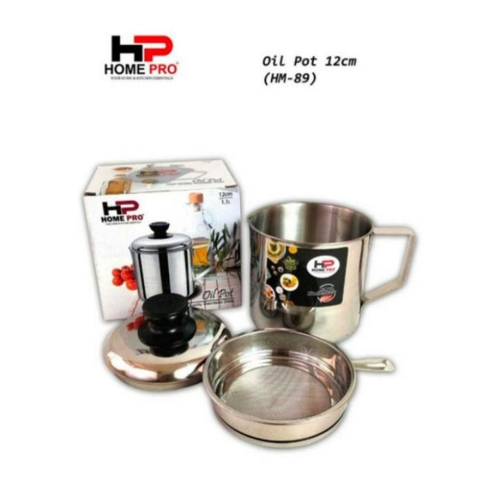 HOME PRO - Oil Pot / Wadah Minyak Goreng / Tempat Saringan Minyak