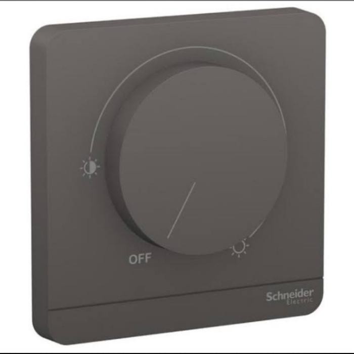 Saklar Dimmer Schneider Avataron Dark Grey / Switch Dimmer Schneider