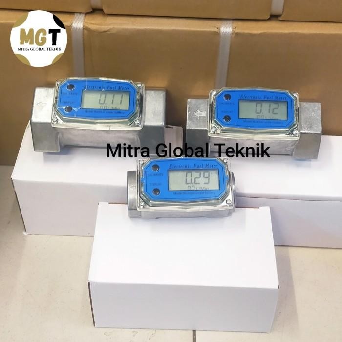 1"Inch Digital Flowmeter Tubing / Flowmeter Display Lcd Digital