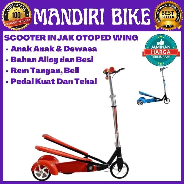 TERLARIS Scooter Skuter injak Otopet Wing Atlantis AT LC-V1218 READY STOCK