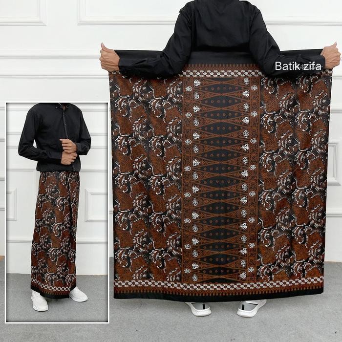 (Allthebest) SARUNG / SARUNG BATIK PRIA DEWASA / PALAIKAT WADIMOR / SARWON NAVY / GERBANG ACEH /