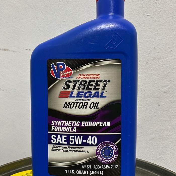 VP Racing Engine Oil oli mesin SAE 5w-40 pelumas mobil full sintetik