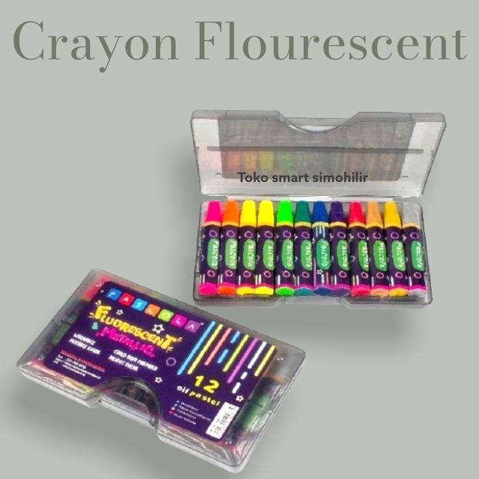 

CRAYON PASCOLA FLOURESCENT /GRAYON GLITER /CRAYON METALLIC /METALIK Stationery
