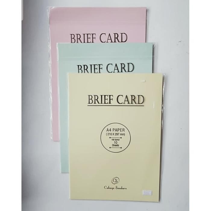 

Kertas Concorde A4 Brief Card 160gr