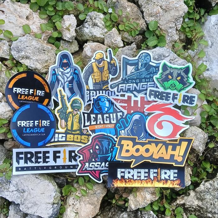 

Paket stiker FREEFIREEE isi 15 pcs stiker gaming bahan graftac tinggal tempel bhan tebel awet tidak