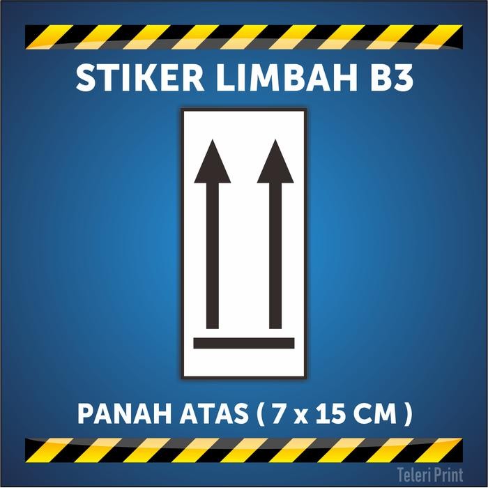 

Stiker Limbah B3 PANAH ATAS ( 7 x 15 CM )