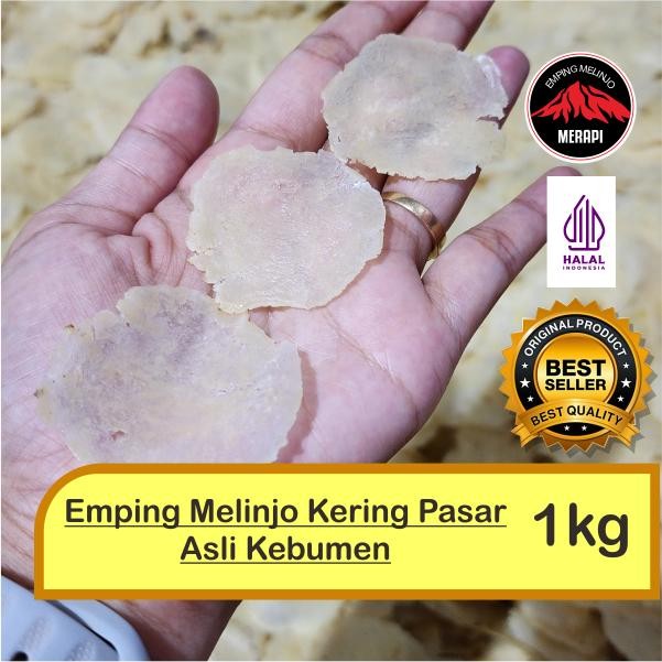 

MERAPI 1KG EMPING MELINJO KERING PASAR ASLI KEBUMEN Food Goreng Cemilan Keripik Makanan