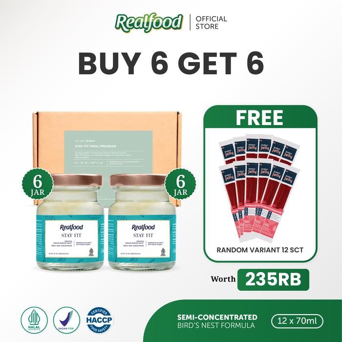 

Realfood Buy 6 Get 6 Stay Fit With Bird's Nest