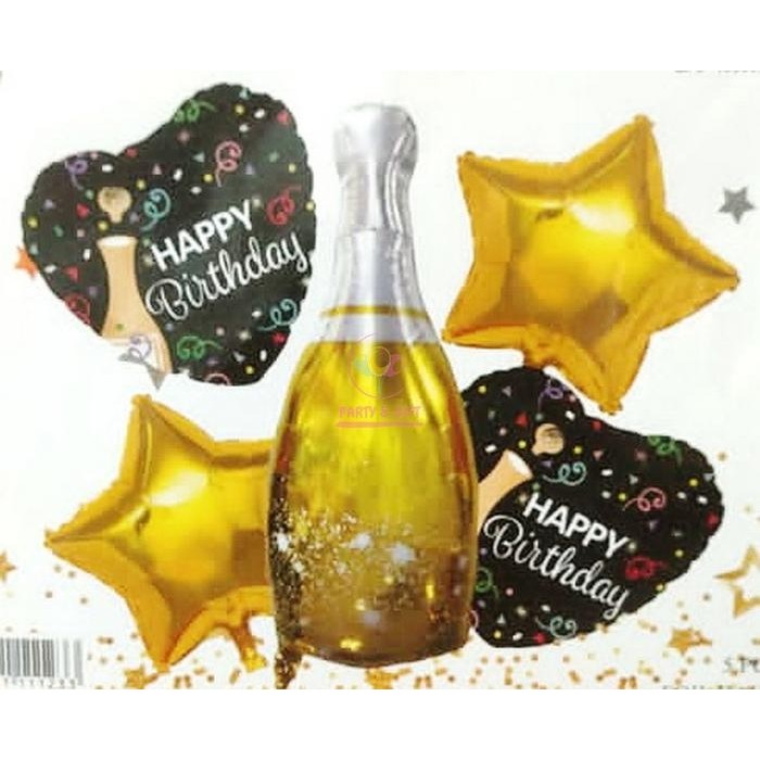 

Terlaris Set Balon Foil Botol Foil Set Bottle Baloons SALE