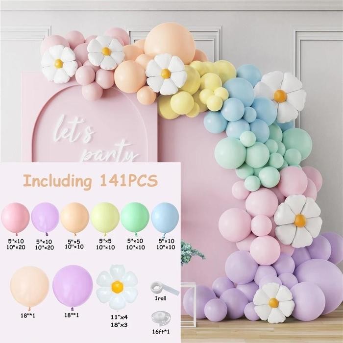 

Terlaris Set Balon Daisy Berwarna Permen Macaron Dekorasi Pesta Ulang Tahun Anak Perempuan Baby