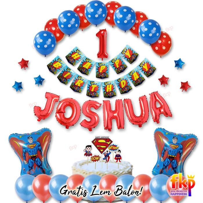 

Terlaris FUN KIDS PARTY - Paket Dekorasi Ulang Tahun Superman 2 / Balon Dekor SALE