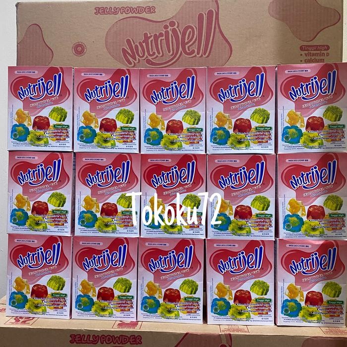 

Lecy.store2 Nutrijell Leci/Lychee 15 gr per box isi 12 pcs