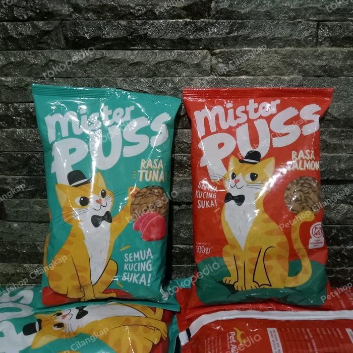 

Lecy.store2 Mister Puss paket 5kg (isi 10pcs) makanan kucing mister puss