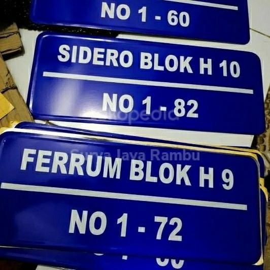 

Khusus Grab! Rambu Nama Jalan Custom Ukuran 50X20Cm