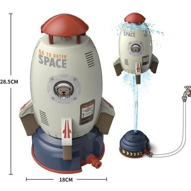 Rrady  Roket Air Mancur Peluncur Roket Terbang Lucu Mainan water Roket Air Water Jet Sprinkler