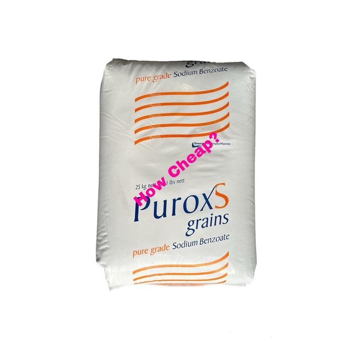 

Purox Grains Holland 25kg 1sak Sodium Benzoat Pengawet Makanan