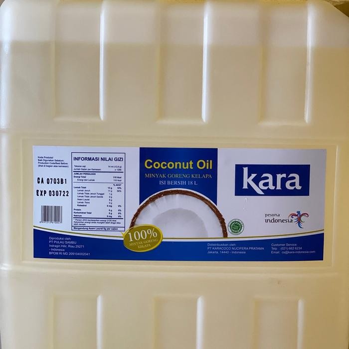 

Minyak Goreng Kara 18 Liter