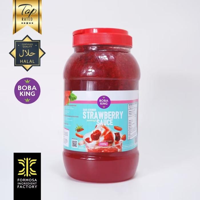 

Strawberry Sauce Boba King / Saus Rasa Buah Stroberi