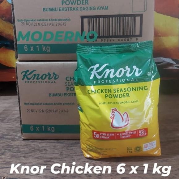 

Knorr chicken powder 1 kg perkarton isi 6 pack