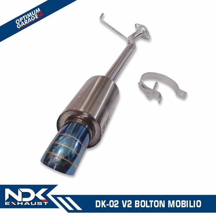 Ready KNALPOT MOBIL MERK NDK EXHAUST TYPE DK-02 V2 & BOLTON MOBIL MOBILIO