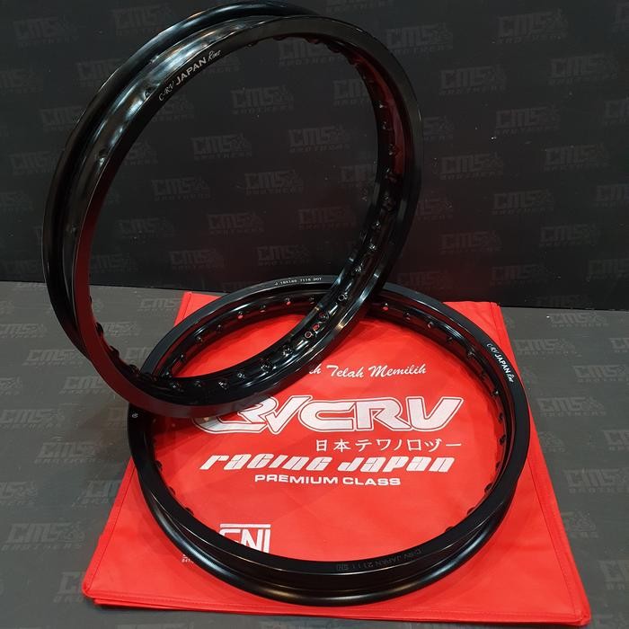 Ready Stok Velg aloy Crv Japan 18 x 185 dan 18 x 215 Hitam Kilat 1 Set RX King
