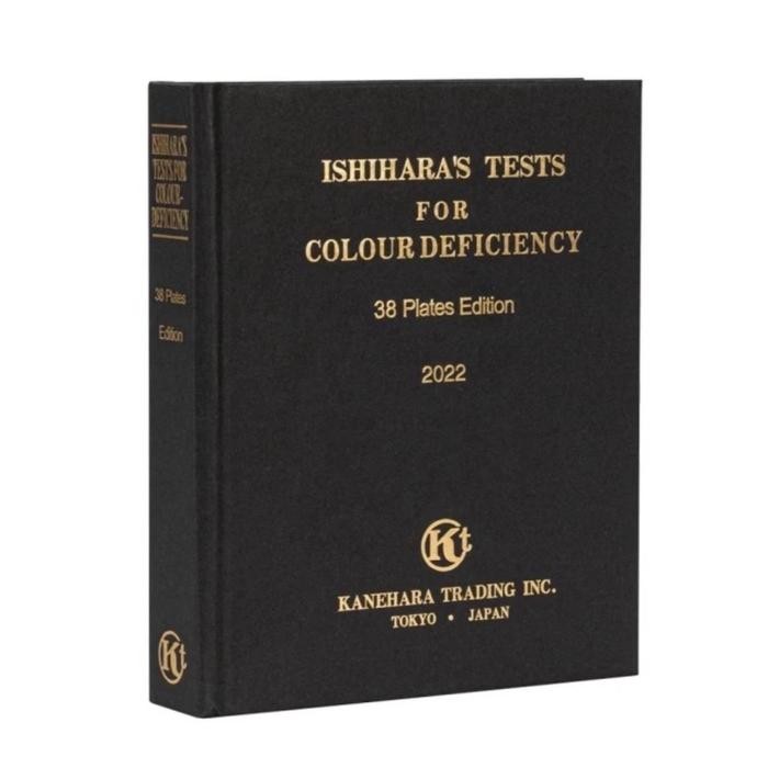 Buku Ishihara 38 Plate Kanehara Test Baca Buta Warna