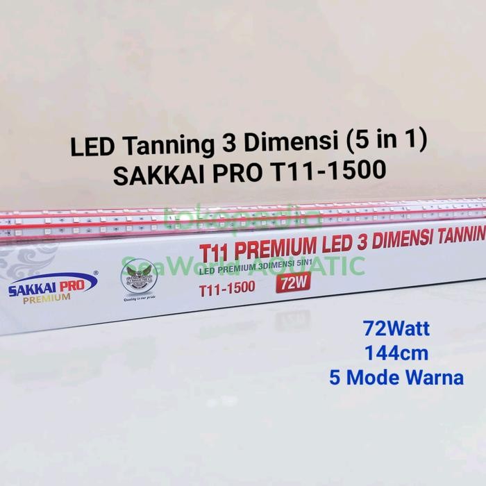 LAMPU LED SAKKAI PRO T11-1500 LAMPU TANNING 3 DIMENSI LAMPU VIEW