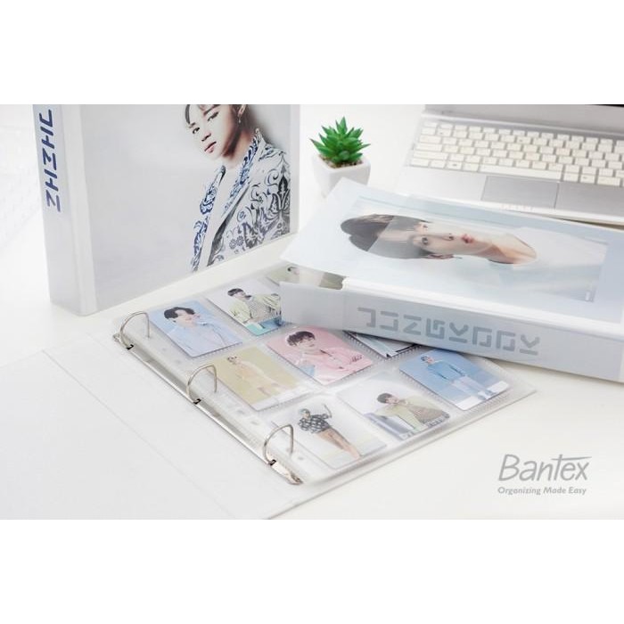 

bantex insert cover binder photocard album a4 3 ring 8622 kode 1355