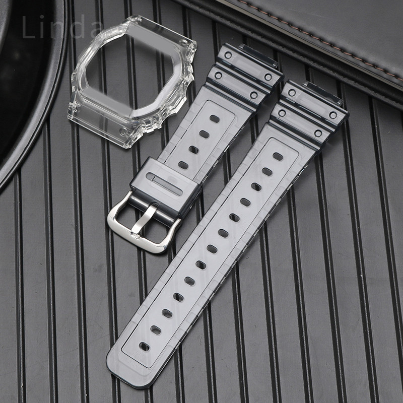 IMPORT FOR CASIO DW5600 5000 5030 5025 G-SHOCK SERIES 16MM WATCHBAND COOL AND REFRESHING FLEXIBLE