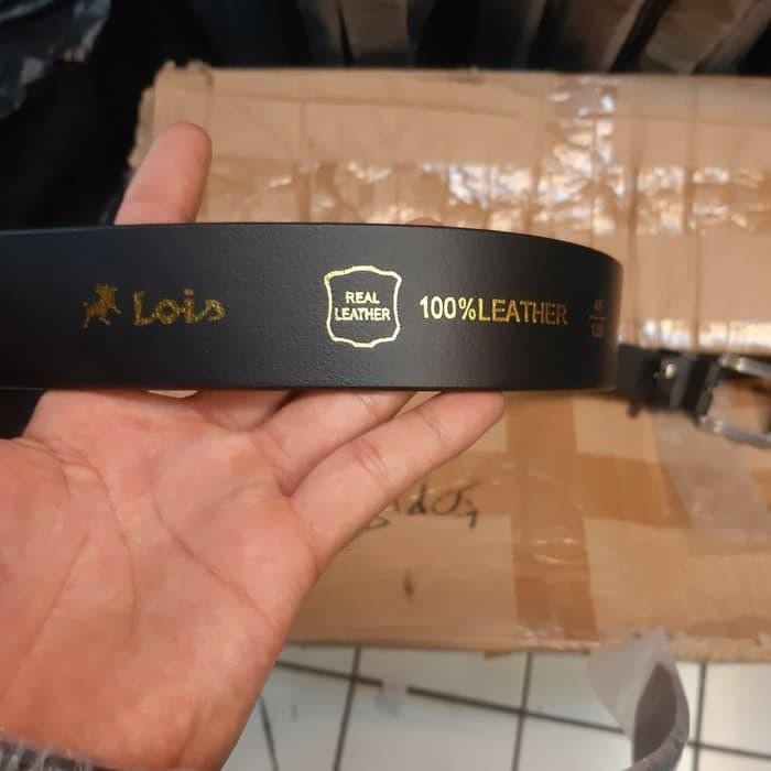alfa ikat pinggang pria lois kulit asli import