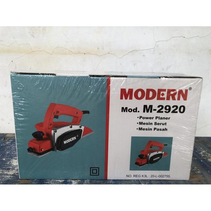 Mesin Planer Modern M2920 Ketam Serut Pasah Kayu M-2920 Modern Merah *
