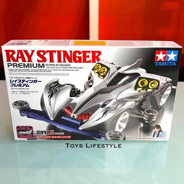 Mainan Rakit Mobil Tamiya Mini 4WD - Ray Stinger (ORIGINAL)