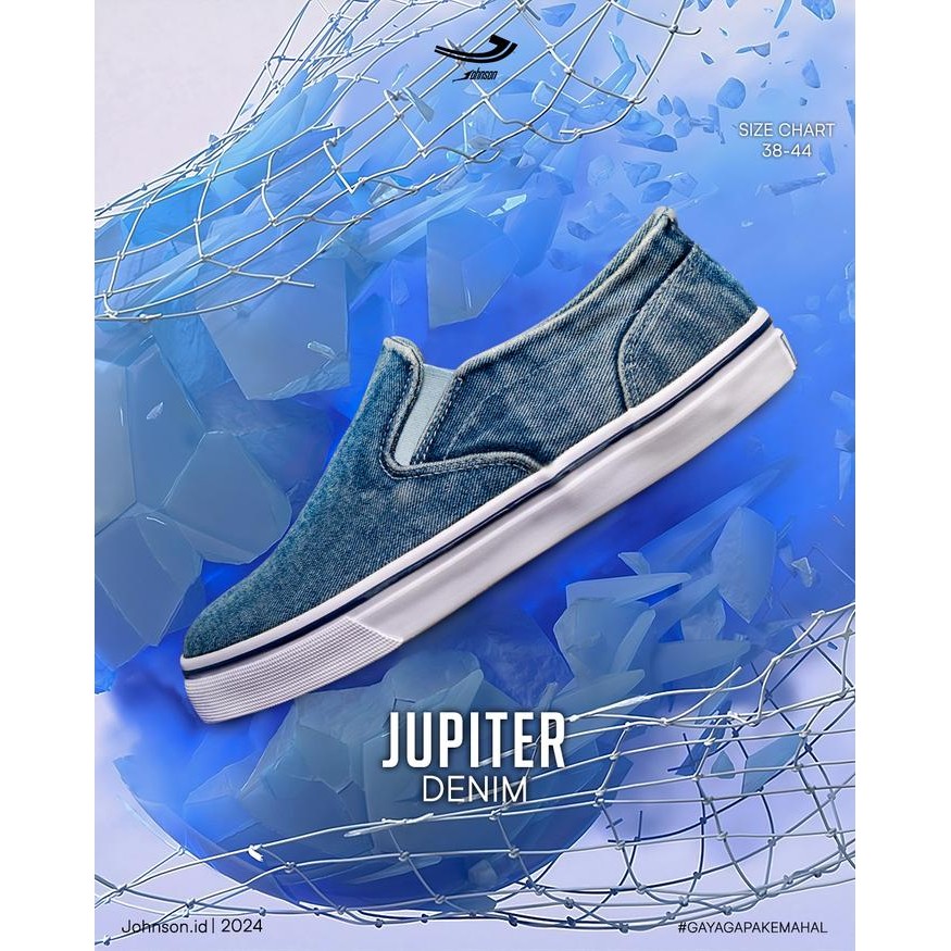 SEPATU SLIP ON JOHNSON - JUPITER DENIM Shoes Flat