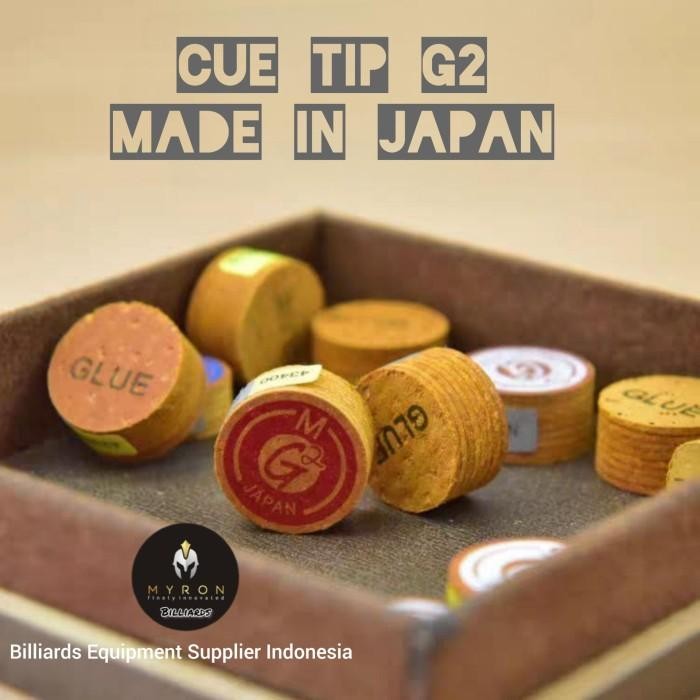 TERLARIS Tip G2 Japan~Soft & Medium~Cue Tip Billiard G2~Master Tip Billiard G2