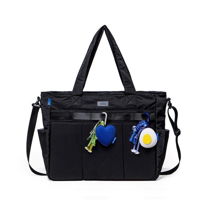 

MZ575 Wallts Callie Black Tas 2 Way Tote Bag Totebag Sling bag Tas Pria Wanita Bag Charm Cowok PROMO